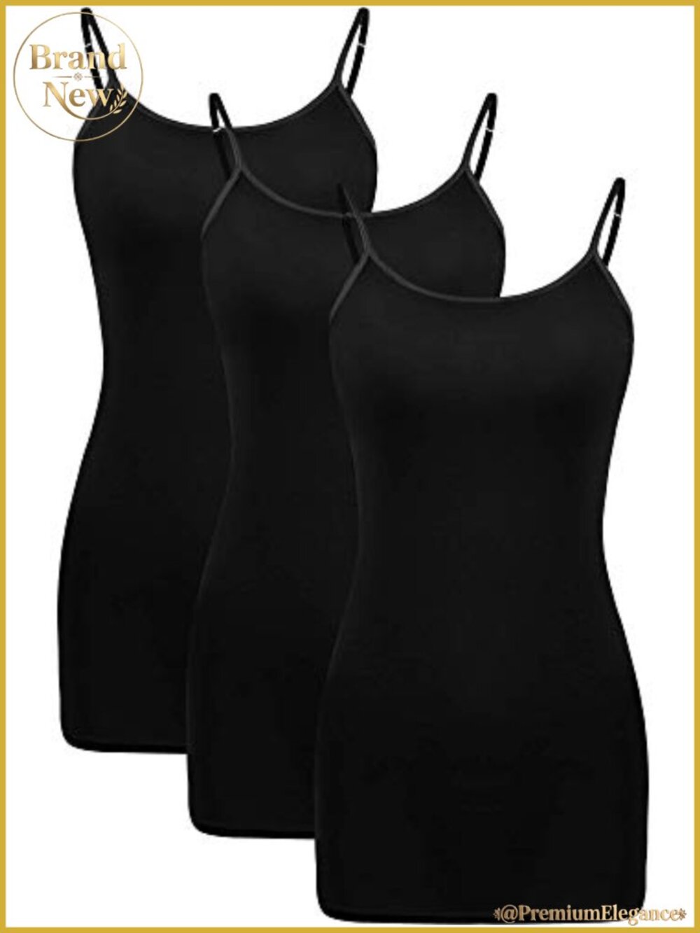 3 Pack Stretchy Modal Spandex Sleeveless Scoop Neck Tank Camisoles